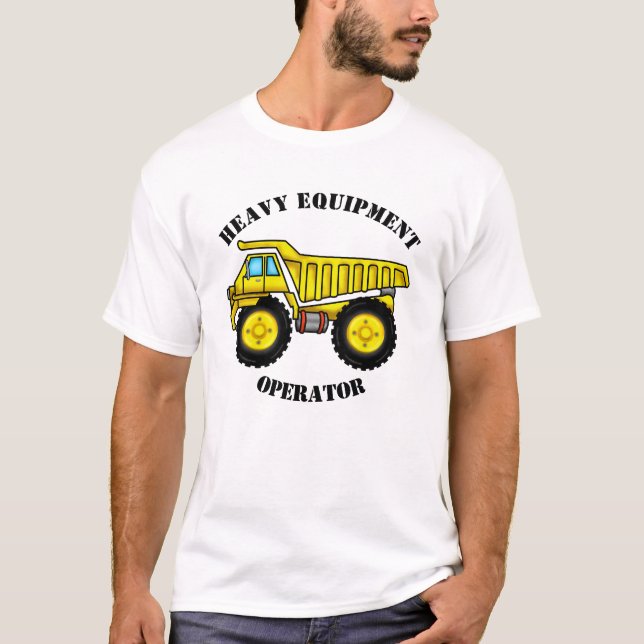 T-Shirt pour hommes de camion de vidange (couleurs (Devant)