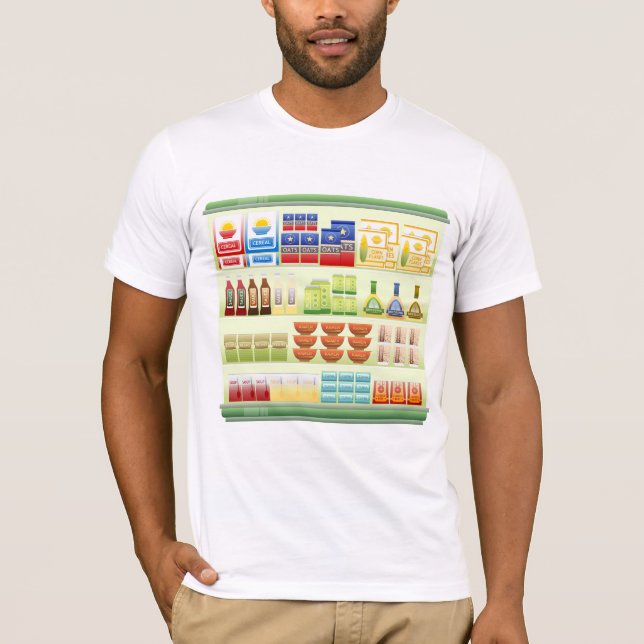 T-Shirt pour hommes de rayon de marchandises de su (Devant)