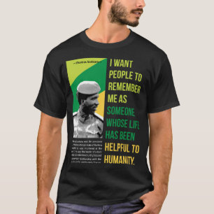 T-shirt Pour Hommes Femmes Thomas Révolutionnaire Sankara 