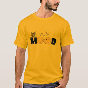 T-Shirt pour hommes Humeur de chat drôle