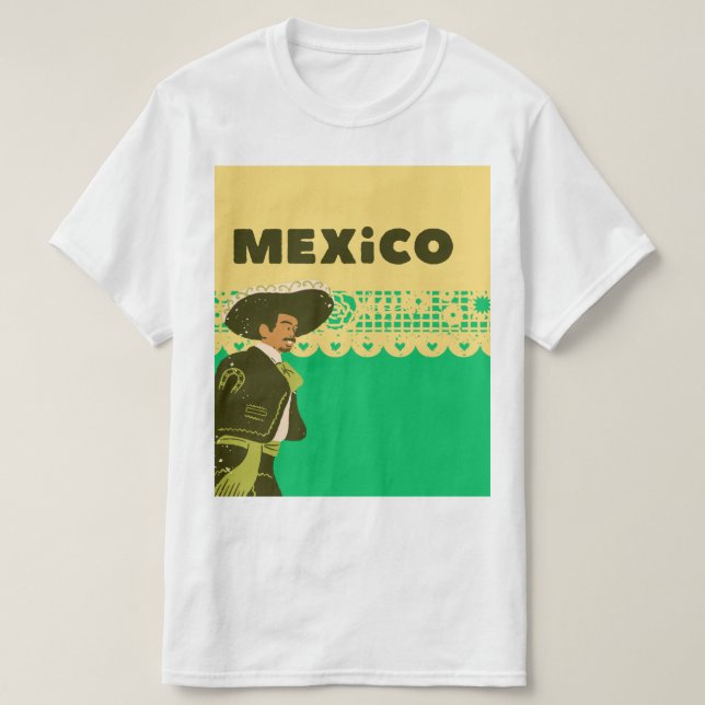 T-shirt pour hommes mexique (Design devant)