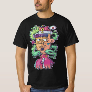 T-Shirt pour hommes Streetwear de dessin animé Edg