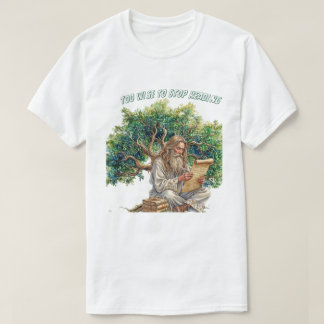 T-Shirt pour hommes « Trop sage pour arrêter de li