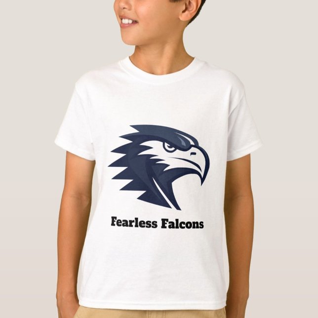 T-shirt pour jeunes Falcons personnalisés (nom et  (Créateur téléchargé)