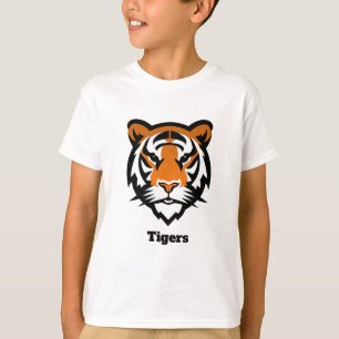 T-shirt pour jeunes tigres personnalisés (nom et n