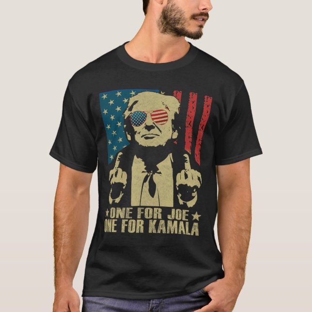 T-shirt Pour Joe One Pour Kamala Funny Trump 2024 (Devant)