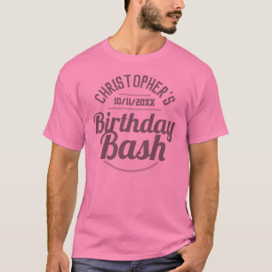 T-Shirt pour la célébration de l'anniversaire d'un