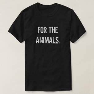 T-shirt Pour la chemise d'animaux (noir)