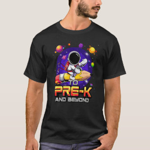 T-shirt Pour la maternelle et au-delà Astronaute Retour à 