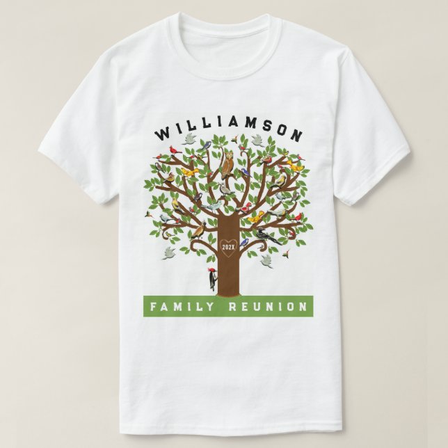 T-Shirt pour la réunion de famille (Design devant)
