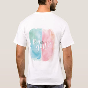 T-shirt pour la révélation du sexe du bébé, garçon