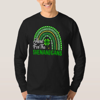 T-shirt Pour la Saint Patrick Shenanigans Rainbow