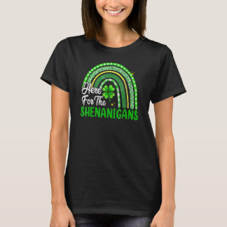 T-shirt Pour la Saint Patrick Shenanigans Rainbow