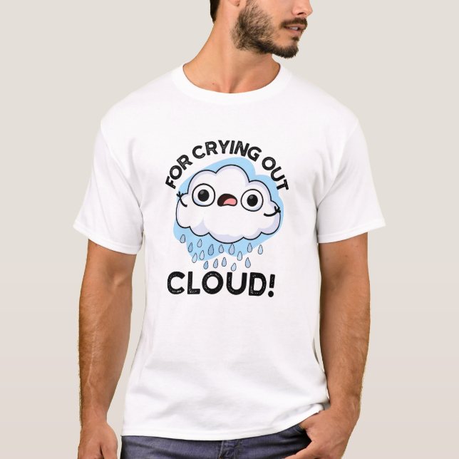 T-shirt Pour la séchage Cloud amusant plume météorologique (Devant)