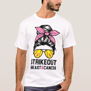 T-shirt Pour la sensibilisation au cancer du sein Softball