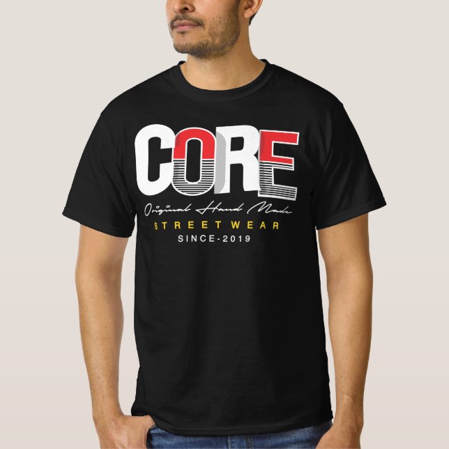 T-shirt pour la valeur masculine (Devant)