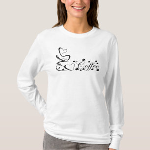 T-shirt Pour l'amour de l'intoxiqué de caféine de café