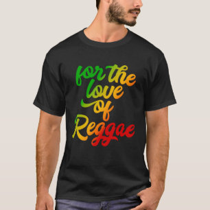 T-shirt Pour l'amour du reggae Rasta couleurs