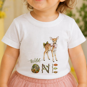 T-Shirt pour le 1er anniversaire de Bébé Cerf Sauv