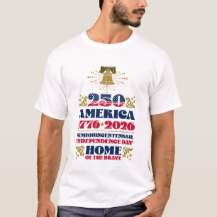 T-Shirt pour le 250e Anniversaire de l'Amérique Pa
