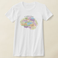 T-shirt pour le cerveau d'une chaudière - Drôle ca