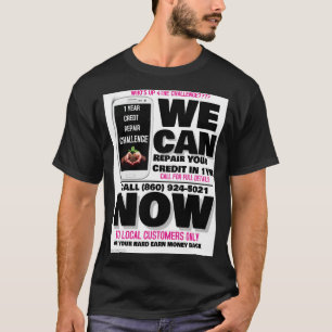 T-shirt pour le défi de réparation du crédit