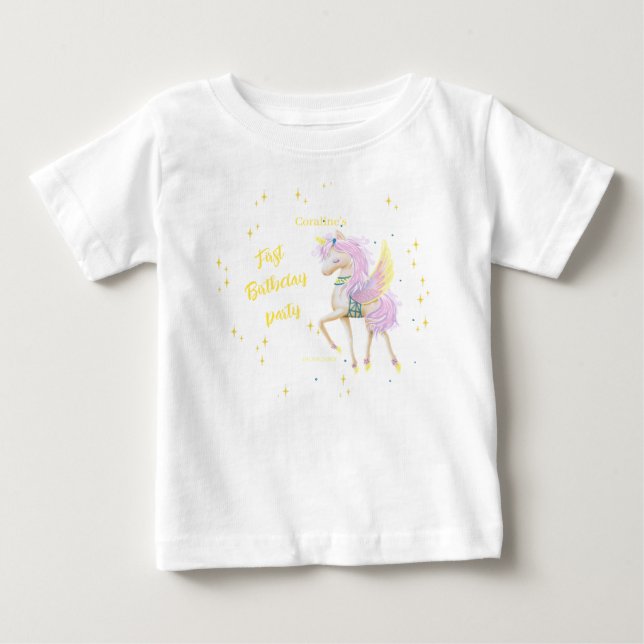 T-shirt pour le premier anniversaire avec l'image  (Devant)