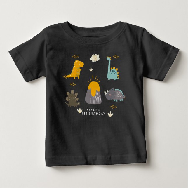 T-shirt pour le premier anniversaire de garçons av (Devant)