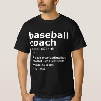 T-shirt Pour l'entraîneur de baseball et les entraîneurs c
