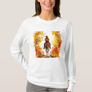 T-shirt pour les amateurs de chevaux avec thème de
