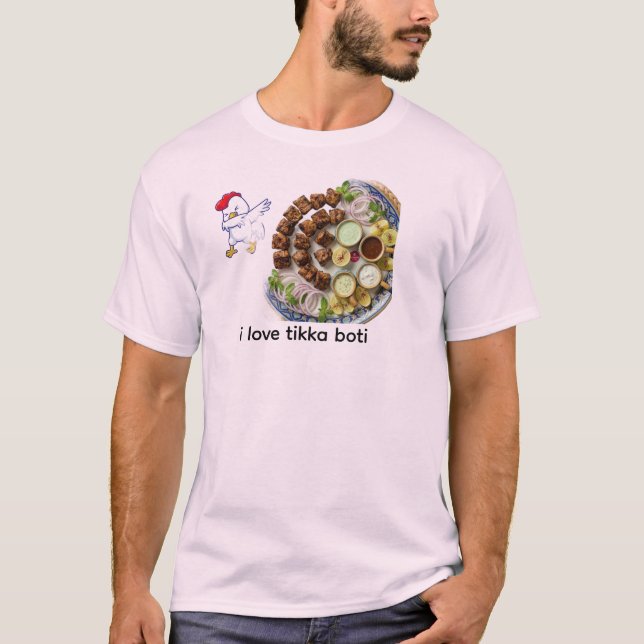 t-shirt pour les amoureux de poulet (Devant)