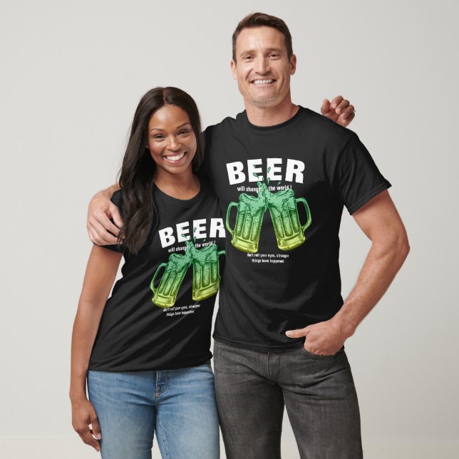 T-shirt pour les fans de bière personnalisable ave (Unisexe)