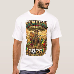 T-Shirt pour les fans du Sénégal 2026