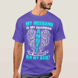 T-shirt Pour Les Femmes Amour & Manque Son Mari Au Ciel, L