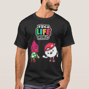 T-shirt Pour Les Femmes Mens Manga Toca Boca Anime Pour