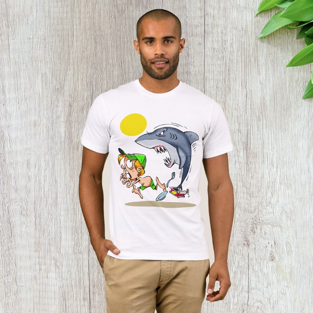 T-Shirt Pour Les Hommes De Requin À La Recherche D (Créateur téléchargé)