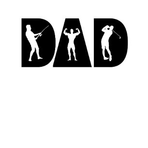 T-shirt Pour les papas puissants qui aiment pêcher et la l