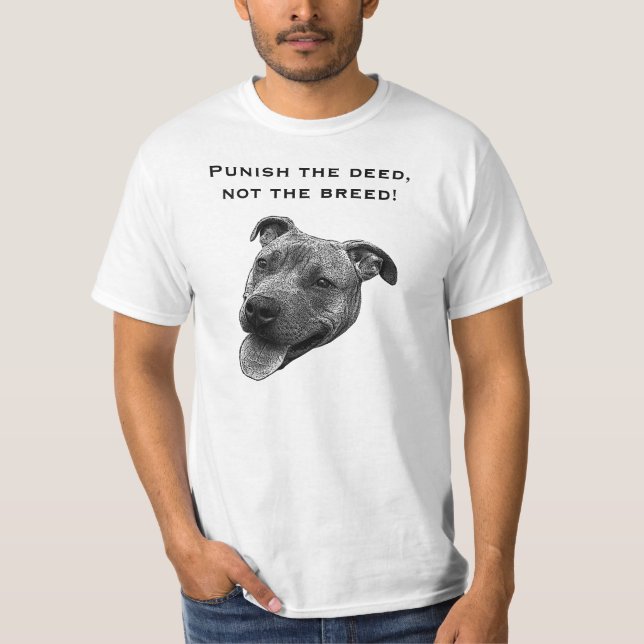 T-shirt Pour les pitbulls ! (Devant)