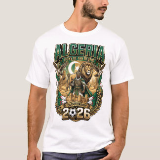 T-Shirt pour les supporters de l'Algérie 2026