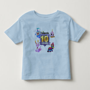 T-shirt Pour Les Tous Petits 10ème Logo d'anniversaire