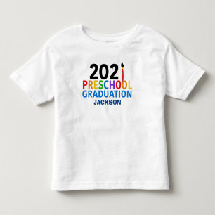 T-shirt Pour Les Tous Petits 2021 Diplôme d'études préscolaires sur mesure