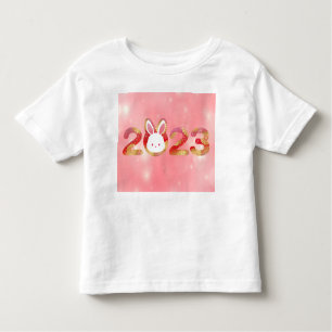 T-shirt Pour Les Tous Petits 2023, Nouvel An Chinois, Lapin