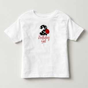 T-shirt Pour Les Tous Petits 2e fille anniversaire - Ladybug - 2 Bug dame