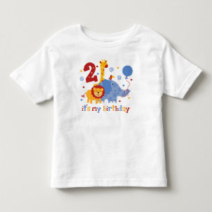 T-shirt Pour Les Tous Petits 2ème anniversaire de safari