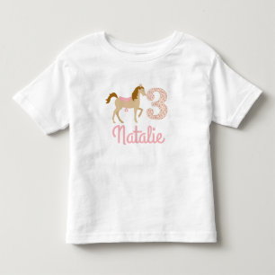 T-shirt Pour Les Tous Petits 3ème Anniversaire trois ans de chemise chic