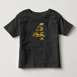 T-shirt Pour Les Tous Petits 4e anniversaire Construction Camion 4 ans Garçon e