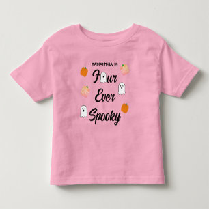 T-shirt Pour Les Tous Petits 4e anniversaire éffrayant