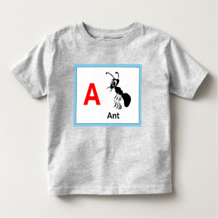 T-shirt Pour Les Tous Petits A est pour Ant