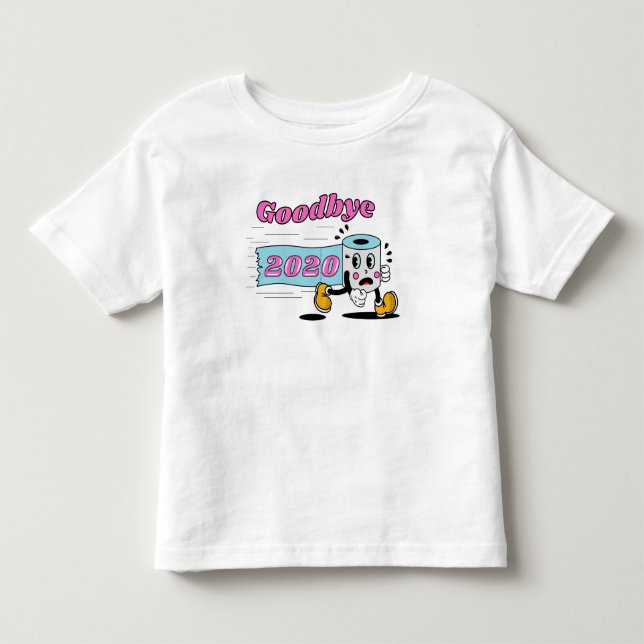 T-shirt Pour Les Tous Petits Adieu 2020 - C’est enfin terminé (Devant)