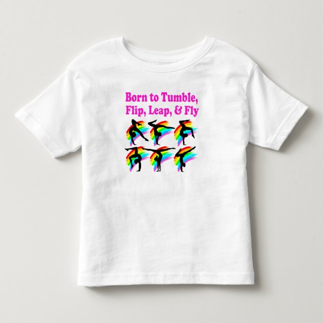 T-SHIRT POUR LES TOUS PETITS ADORABLE FUTURE CHAMPION GYMNASTIQUE (Devant)